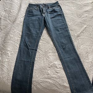 Long Elegant Legs straight leg jeans. 36-37” inseam. Like new